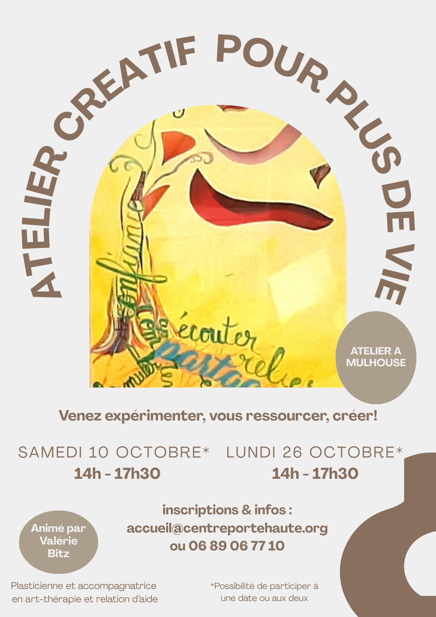 ATELIER CREATIF POUR PLUS DE VIE 10-10